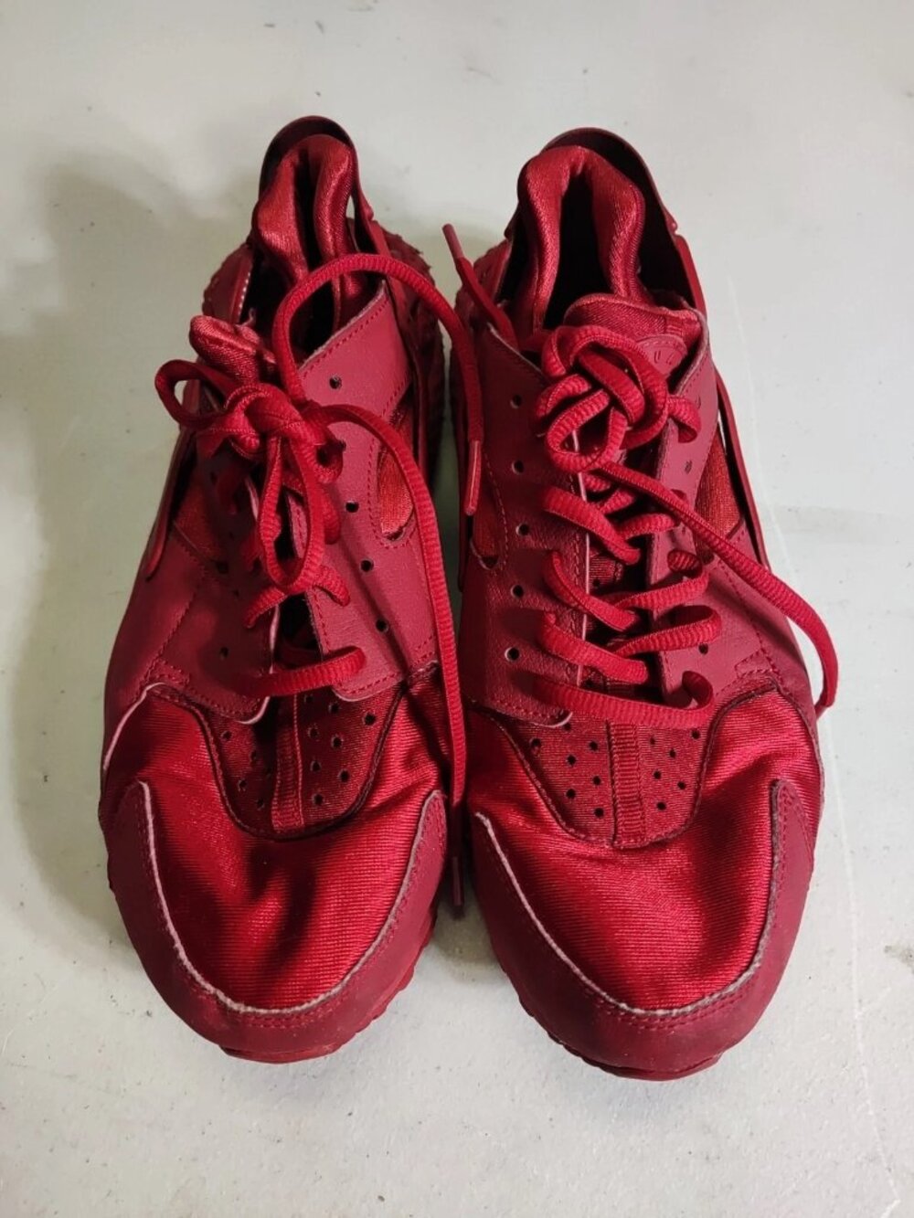 Nike Air Huarache Run All Red Women's Sneakers Size 5